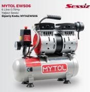 Mytol EWS06 0.75 HP 6 L Sessiz Kompresör