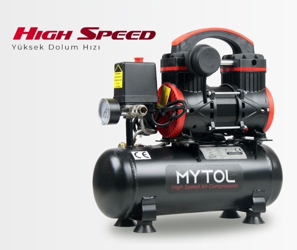 Mytol MYK0061 1.0Hp 6 Lt Yüksek Hızlı Kompresör