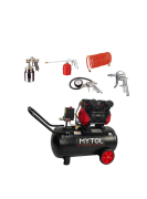 Mytol 50 Lt 1,5 Hp Yuksek Hızlı Sessız Kompresor 5'Lı Boya Tabanca Seti
