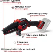 Einhell GE-PS 18/15 Li BL Aküsüz Budama Testeresi