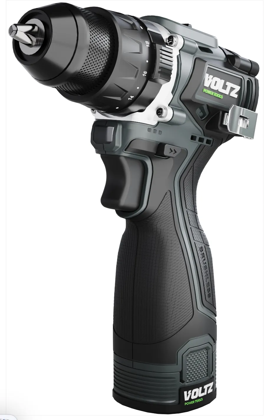 VOLTZ VZDR-16I AKÜLÜ DARBELİ MATKAP 16.8V-2Ah