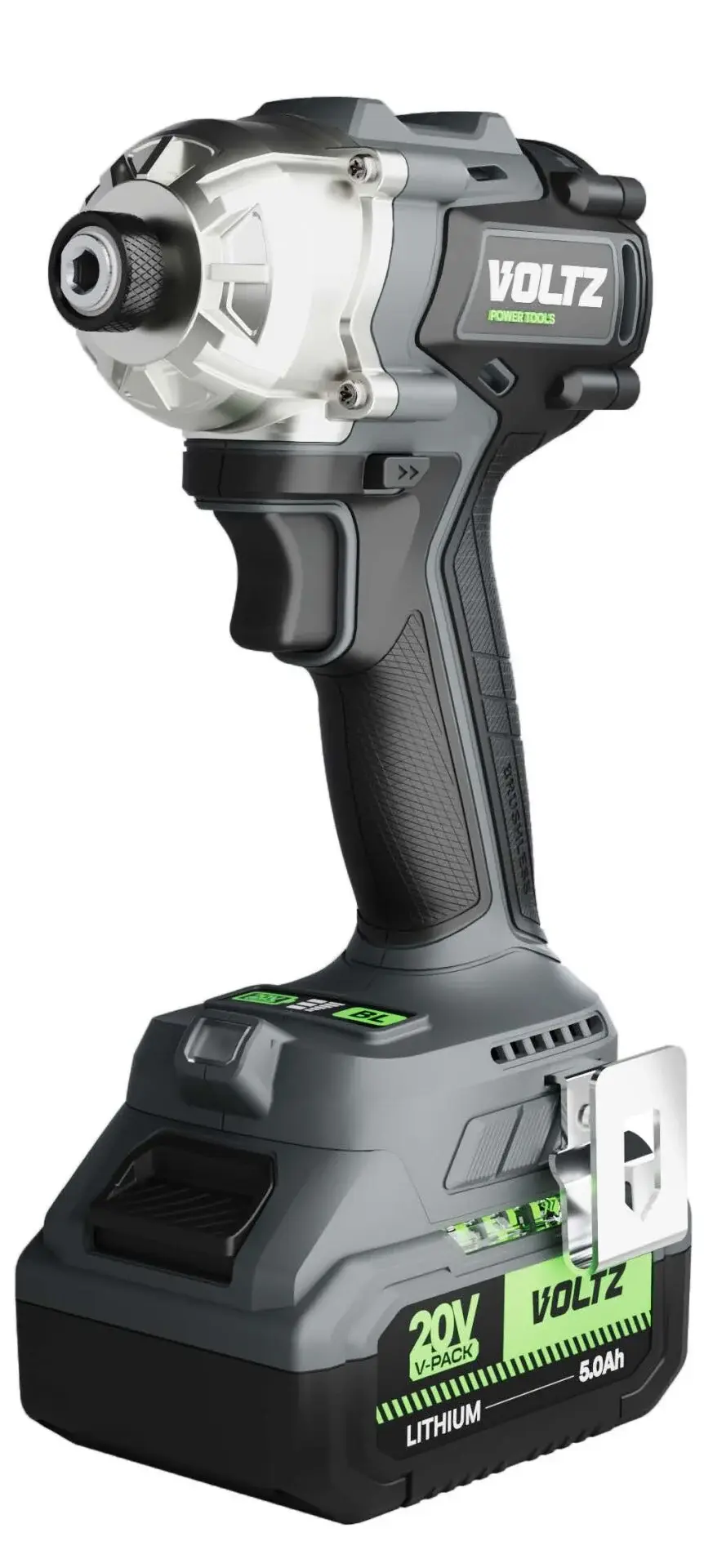 VOLTZ VZSD-20 Akülü Torklu Vidalama 20 Volt Çift Akülü 5 Ah 1/4 Soket