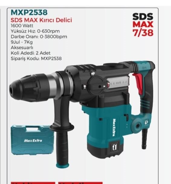Max Extra Mxp2538 1600Watt Kırıcı Delici Sds Max