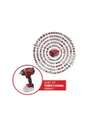 Einhell IMPAXXO 18/450 Akülü Darbeli Somun Sıkma Kömürsüz SOLO - 4510070