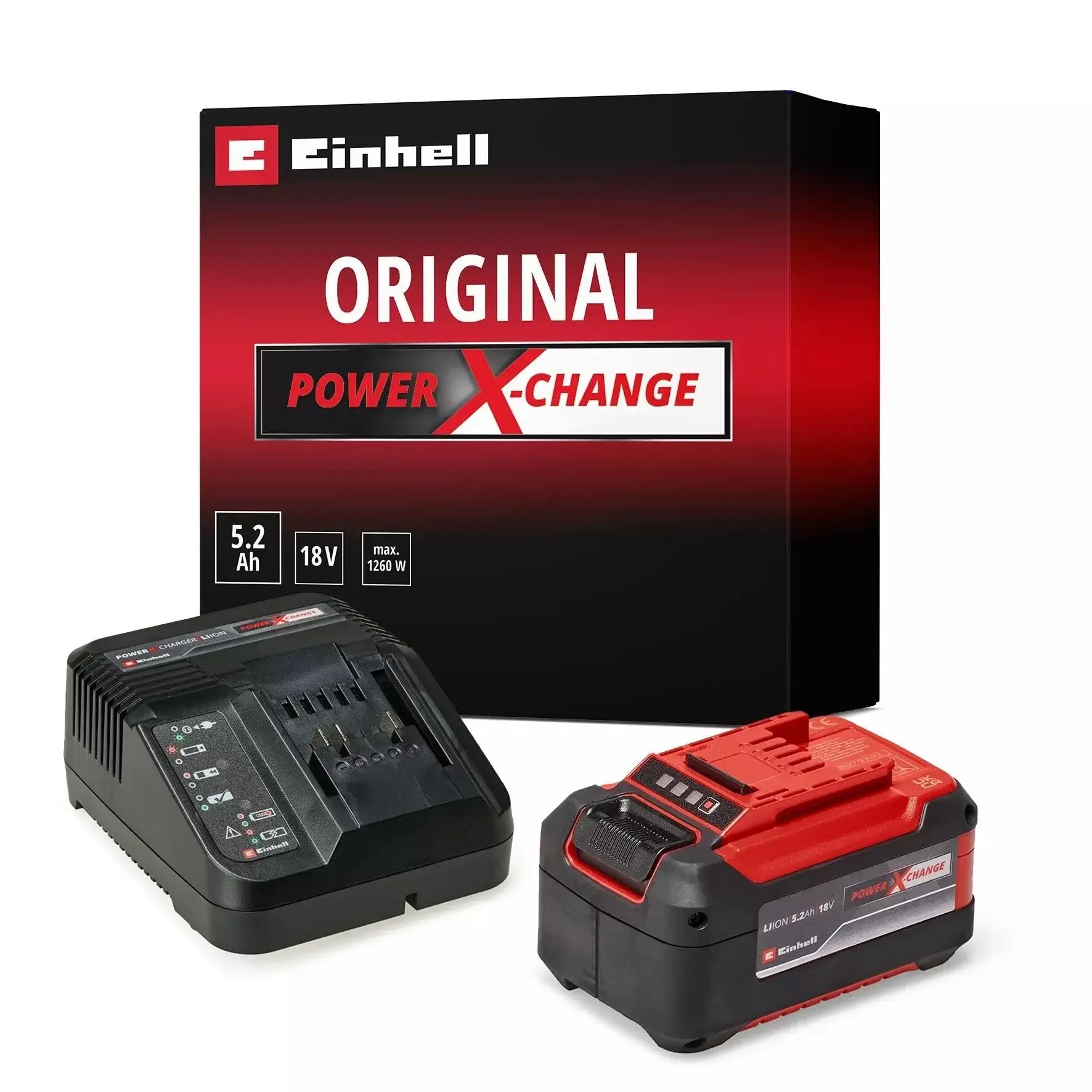 Einhell 18V 5,2 Ah PXC Starter-Kit (Başlangıç Seti) - 4512147