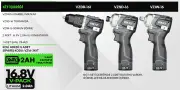 VOLTZ Akülü 3 Lü Set Vidalama Somun Sökme Tornavida 16.8 Volt Çift Akülü VZ16-3KIT
