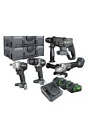 Voltz VZ20-4Kit 4ü1 Arada Akülü Matkap Set 20 V 5 Ah 4'lü Akülü Set