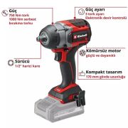 Einhell TP-CW 18/750-C Li BL Darbeli Somun Sıkma Makinesi 4510065