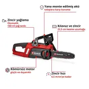Einhell Akülü Budama Testeresi Ge-lc 18/25 Li Bl-solo 4600070