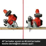 Einhell TE-CS 18/150 Li-Solo Akülü Daire Testere - 4331220